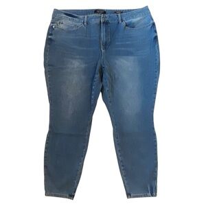 JUDY BLUE Skinny Fit Jeans Therma Denim 24W Blue Stretch High Rise JB88206